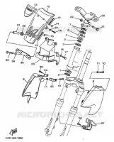 DIRECTION pour Yamaha V110 de 1997