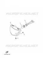 PHARE  pour Yamaha V110 de 1997