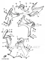 PROTEGE JAMBES pour Yamaha V110 de 1997