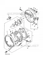 PHARE  pour Yamaha XJ600N de 1997