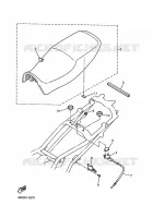 SELLE pour Yamaha XJ600N de 1997