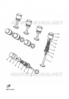 SOUPAPE pour Yamaha XJ600N de 1997
