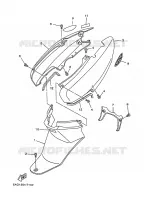 COUVERCLE LATERAL pour Yamaha YN50 de 1997