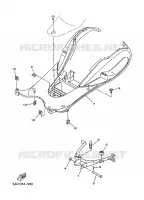 SUPPORT / REPOSE PIEDS pour Yamaha YN50 de 1997