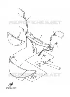 CARENAGES 1  pour Yamaha YN50 de 1997
