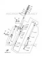 FOURCHE pour Yamaha YN50 de 1997