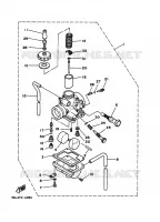 CARBURATEUR pour Yamaha RX100 de 1996