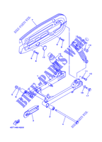 BRAS OSCILLANT / AMORTISSEUR pour Yamaha T105  de 1996