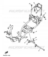 CADRE pour Yamaha YA50R de 1996