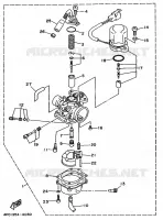 CARBURATEUR pour Yamaha YA50R de 1996
