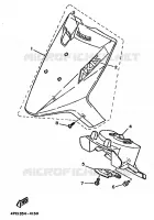 GARDE BOUE pour Yamaha YA50R de 1996