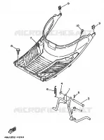 SUPPORT / REPOSE PIEDS pour Yamaha YA50R de 1996