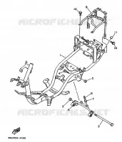 CADRE pour Yamaha YA50R de 1996