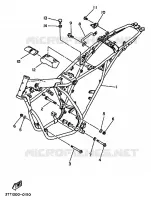 CADRE pour Yamaha DT 175 de 1995