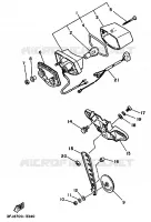 FEU ARRIERE pour Yamaha DT 175 de 1995