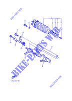 BARILLET DE SELECTION / FOURCHETTES pour Yamaha YZF750SP de 1994