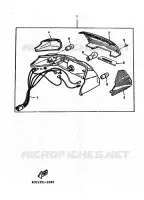 FEU ARRIERE pour Yamaha YE50 de 1994