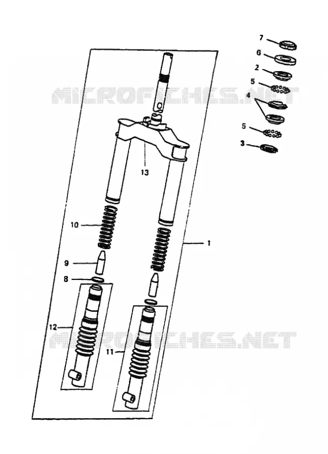 DIRECTION Yamaha SCOOTER 50 1993 BOOSTER  CW50