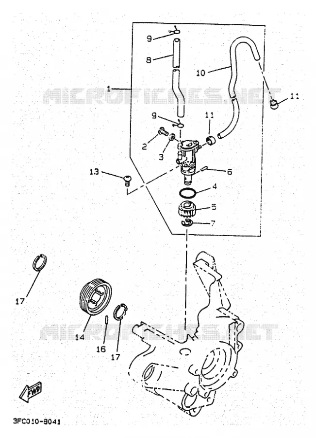 POMPE A HUILE Yamaha SCOOTER 50 1993 BOOSTER  CW50