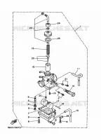 ã‚­ãƒ¤ãƒ–ãƒ¬ã‚¿ pour Yamaha DT50LC de 1993