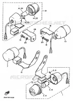 CLIGNOTANT pour Yamaha TT600 de 1993