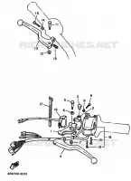 COMMODO / LEVIER pour Yamaha TT600 de 1993