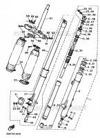 FOURCHE pour Yamaha TT600 de 1993
