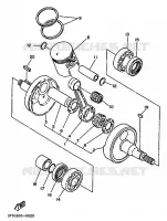 VILEBREQUIN / PISTON pour Yamaha DT 175 de 1991