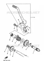 DEMARREUR pour Yamaha WR250Z de 1991