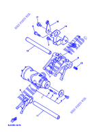 BARILLET DE SELECTION / FOURCHETTES pour Yamaha XTZ750 de 1990