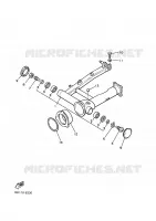 BRAS ARRIERE pour Yamaha VMX12 de 1989