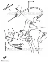 ELECTRIQUE 1 pour Yamaha YZ125 de 1989