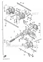 CARBURATEUR pour Yamaha FZ750 de 1988