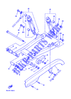 BRAS OSCILLANT / AMORTISSEUR pour Yamaha XV250 de 1988