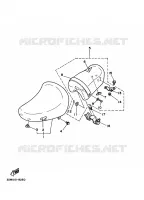 SELLE pour Yamaha XV250 de 1988