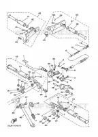 SUPPORT / REPOSE PIEDS pour Yamaha XV250 de 1988