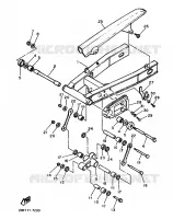 BRAS ARRIERE pour Yamaha FZ750T de 1987