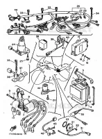 ELECTRIQUE 2 pour Yamaha FJ1200 de 1986