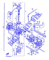 PIÈCES OPTIONNELLES   CARBURATEUR pour Yamaha FJ1200 de 1986