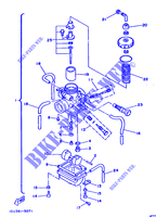 CARBURATEUR pour Yamaha RD125LC de 1986