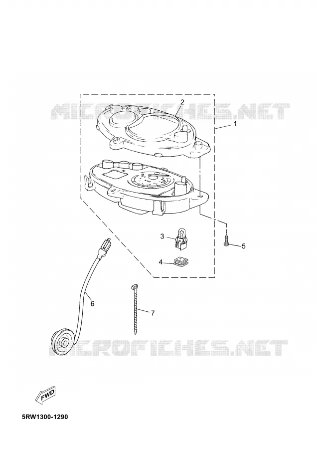 COMPTEUR  Yamaha SCOOTER 50 2009 JOG  CS50Z