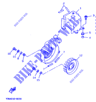 TURBINE / CARTERS DE REFROIDISSEMENT pour Yamaha BOOSTER de 1990