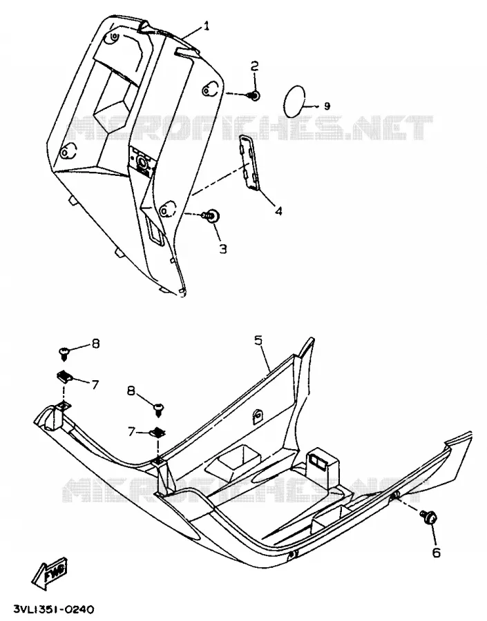 PROTEGE JAMBES Yamaha SCOOTER 50 1992 BOOSTER  CW50