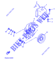 TURBINE / CARTERS DE REFROIDISSEMENT pour Yamaha BW S de 1994