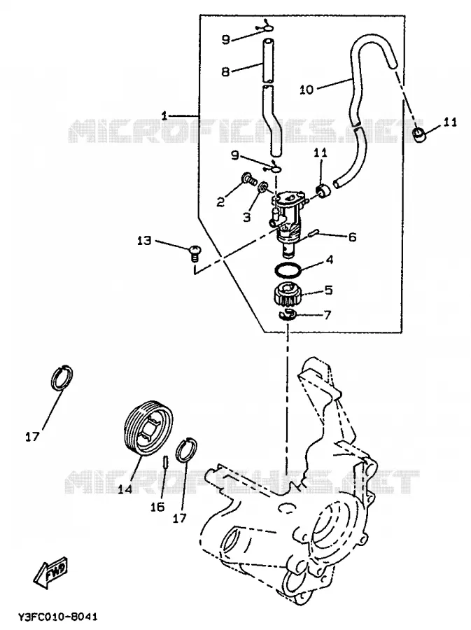 POMPE A HUILE Yamaha SCOOTER 50 1994 BOOSTER  CW50