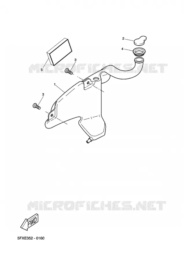 RESERVOIR D'HUILE Yamaha SCOOTER 50 2003 ROCKET  CW50RSP POWER ROCKET