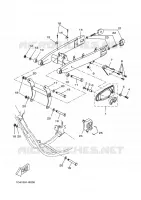 BRAS ARRIERE pour Yamaha DT50RSM X-LIMIT S.M de 2003