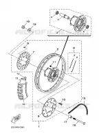 ROUE ARRIERE pour Yamaha DT50RSM X-LIMIT S.M de 2003
