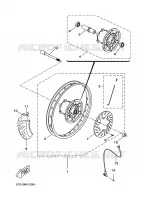 ROUE AVANT 2 pour Yamaha DT50RSM X-LIMIT S.M de 2003