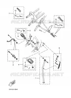 SUPPORT / REPOSE PIEDS pour Yamaha DT50RSM X-LIMIT S.M de 2003